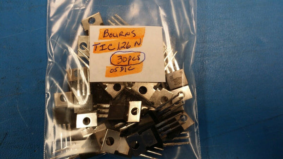 (2 PCS) TIC126N BOURNS Thyristor SCR 800V 100A 3-Pin(3+Tab) TO-220