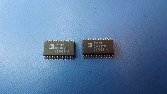 (2PCS) DAC8221FS ANALOG DEVICES DAC 2-CH R-2R 12-bit 24-Pin SOIC W