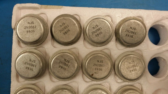 (1 PC) 2N2081 NJS (NTE 105 EQUAL) Trans GP BJT PNP 25V 3-Pin TO-36