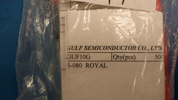 (20 PCS) GUF10G GULF SEMI Rectifier Diode 1 Element 1A 400V V(RRM) Silicon DO-41