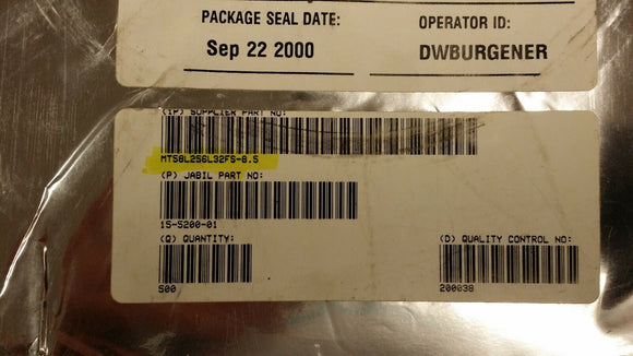 (2 PCS) MT58L256L32FS-8.5 MICRON Cache SRAM, 256KX32, 8.5ns, CMOS, TQFP100