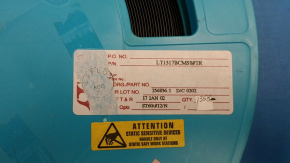 (2 PCS) LT1317BCMS8#TR IC REG BST SEPIC ADJ 0.71A 8MSOP