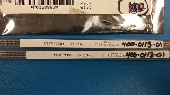 (2 PCS) LT1787CMS8 Precision, High Side Current Sense Amplifiers SSOP-8