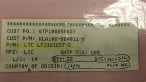 (2 PCS) LT1121CST-5 LDO Regulator Pos 5V 0.15A 4-Pin(3+Tab) SOT-223