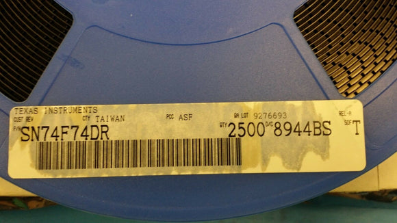 (10 PCS) SN74F74DR TI IC D-TYPE POS TRG DUAL 14SOIC