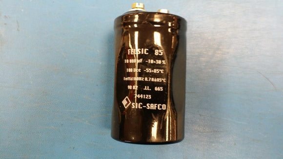 (1PC) FELSIC85 ELECTROLYTIC CAPACITOR 10000µF 100V 100Hz -10+30% SCREW TERMINAL