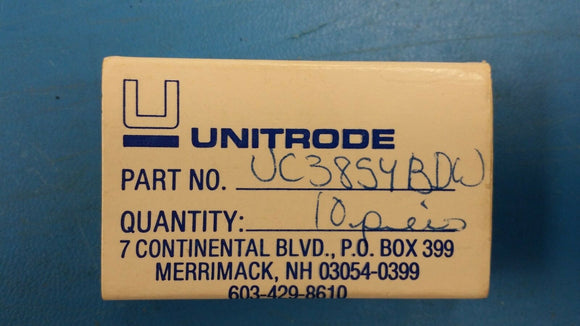 (2 PCS) UC3854BDW UNITRODE IC PFC CTRLR AVERAGE CURR 16SOIC