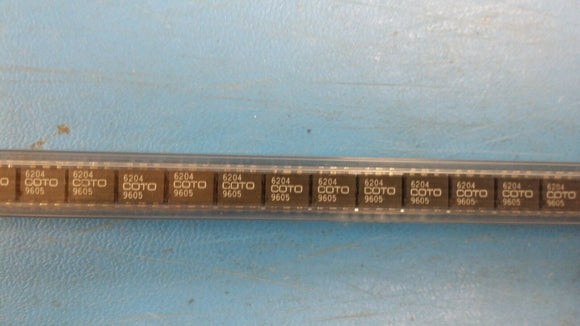 (2 PCS) 6204 COTO Relay SSR 50mA 1.5V DC-IN 0.12A 400V AC/DC-OUT 6-Pin DIP