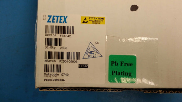 (100 PCS) FST842 ZETEX TRANSISTOR TO-92 ROHS