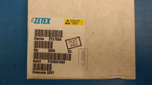 (50 PCS) ZTX789A ZETEX Trans GP BJT PNP 25V 3A 3-Pin E-Line TO-92-3 (0237 D/C)