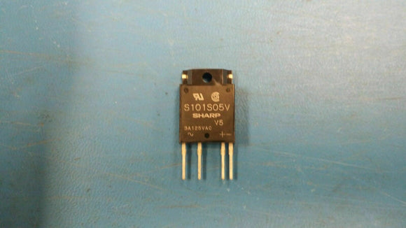 (2 PCS) S101S05F S101S05V SHARP RELAY SSR 120VAC 3A TRIAC 4-SIP ROHS