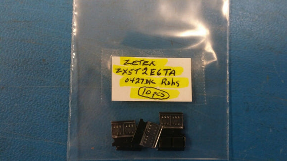 (10 PCS) ZX5T2E6TA ZETEX Trans GP BJT PNP 20V 3.5A 6-Pin SOT-23 ROHS (0427D/C)