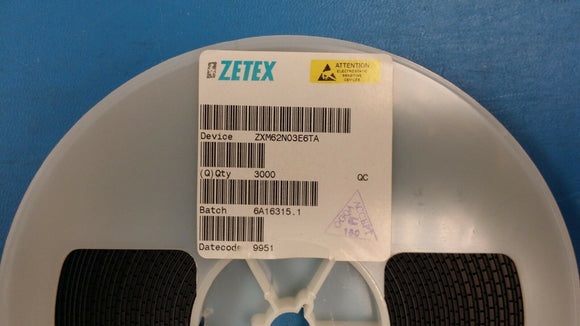(10 PCS) ZXM62N03E6TA ZETEX Trans MOSFET N-CH 30V 3.2A 6-Pin SOT-23