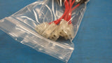 (5) R6ABLKBLKFF E-SWITCH Rocker Switches SPST OFF-ON PNL 6A With 3.5" Lead Wire