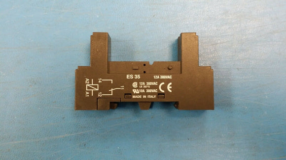 (1pc) ES35 Custom Conn. Relay Socket 5 Pin Slim Line 1 DIN Rail Double-Tier Box
