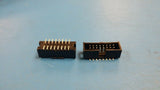 (5PC) ASP-148862-02 SAMTEC 16PIN SMD MALE SHROUDED BOX HEADER IDC CONNECTOR ROHS