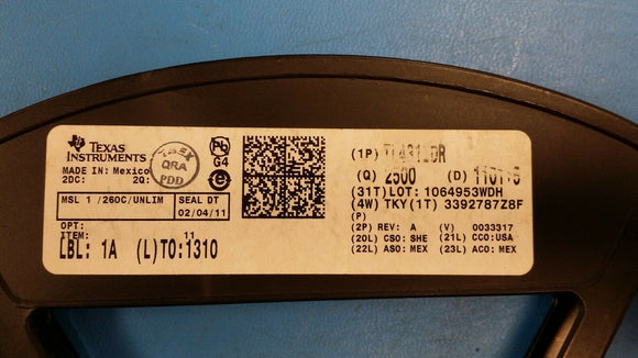 (25 PCS) TL431IDR TI IC VREF SHUNT ADJ 8SOIC ROHS (1101 D/C)