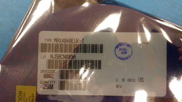(2500PCS) MAX4040EUK-T MAXIM IC OPAMP GP 90KHZ RRO SOT23-5