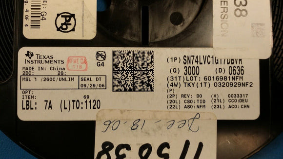 (25 PCS) SN74LVC1G17DBVRG4 TI IC BUF NON-INVERT 5.5V SOT23-5 ROHS