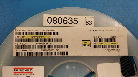 (25 PCS) NC7SZ08P5X FSC IC GATE AND 1CH 2-INP SC70-5 ROHS