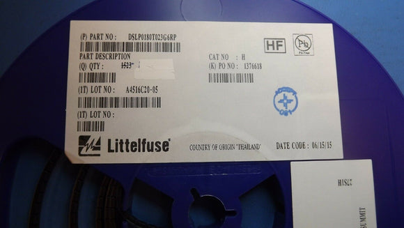 (10PCS) DSLP0180T023G6RP LITTELFUSE SIDACTOR G.FAST 18V 30A SOT23-6