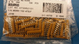 (100PC) 4608X-102-472LF RES THKFLM NET 4.7K OHM 2% 1W 100PPM/ C ISOL 8SIP PIN TH