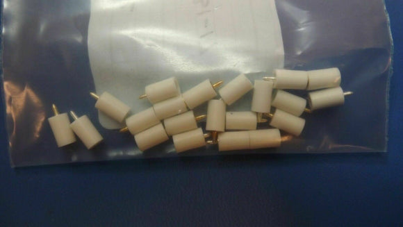 (20PCS) 6036 KEYSTONE PC TEST POINT JACK WHITE