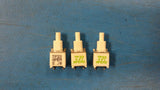 (3 PCS) TP33WS83500 APEM Pushbutton Switches SPST-NO 0.4VA 20VAC/DC Off-Mom ROHS