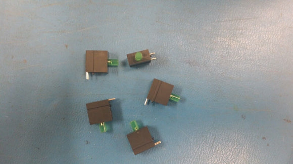 (10 PCS) WU-B-E-3101G LED CBI RIGHT ANGLE 3MM GREEN THRU-HOLE SINGLE LED