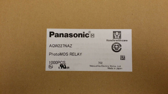 (10 PCS) AQW227NAZ Relay SSR 50mA 1.5V DC-IN 0.05A 200V AC/DC-OUT 8-Pin PCB SMD