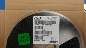 (3000) ZXT10N20DE6TA ZETEX Trans GP BJT NPN 20V 3.5A 6-Pin SOT-23 ROHS T/R