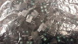 (15 PCS) CBI DUAL LED GREEN RIGHT ANGLE PCB MOUNT (SPEC ID# YEYF2)