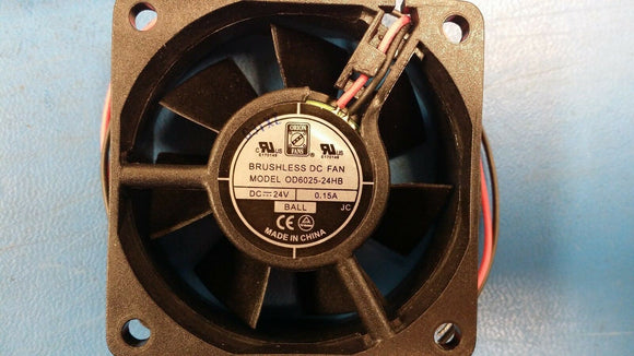 (1 PC) OD6025-24HB ORION Fans & Blowers Fan 60x25 24VDC Ball Wire 25cfm 30dBA