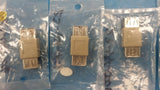 (4PC) 23-44-0006 USB 2.0 Type A Female to Female Adapter Coupler Gender Changer