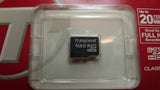 (1PC) Transcend Ultimate 4GB Class 10 - MicroSDHC Card - TS4GUSDHC10