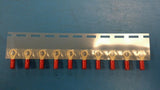 (100 PCS) 2-36153-2 TYCO TERMINAL RING TONGUE M5 16AWG RED ROHS