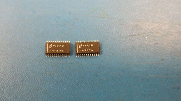 (2 PCS) 74F676SCX NSC IC SHIFT REGISTER SER/PAR 24SOIC
