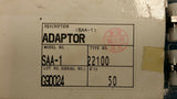 (1) MODEL NO. SAA-1 TYPE NO. 22100 Fiber Optic Conn Adapter Single Mode Simplex