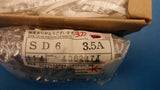 (10 PCS) SD6(3.5A) S.O.C. FUSE,TIME DELAY, 3.5A 250VAC 5.2X20mm UL/CSA