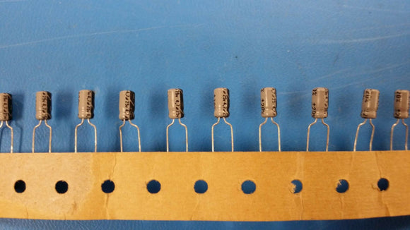(100 PCS) Aluminum Electrolytic Capacitor,Nippon,4.7UF 25V 20% Radial ECR25V4.7M