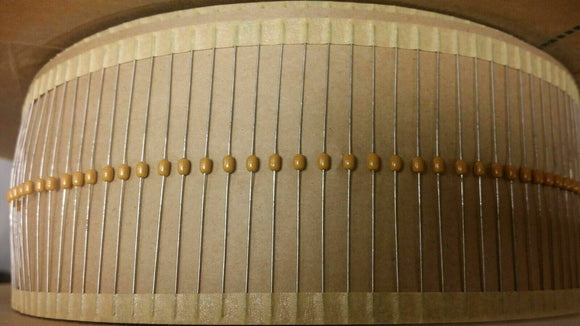 (100 PCS) SA105A102KAA AVX Multilayer Ceramic Cap 1000pF 50V 10% C0G 125°C Axial