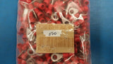(25 PCS) R4148SFT HOLLINGSWORTH TERMINAL, RING, AWG 22-16,STUD SIZE 8,INSULATED