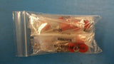 (5 PCS) 899-102 ABBATRON/HH SMITH BINDING POST HEX RED PANEL MOUNT ROHS