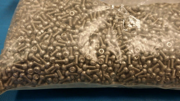 (100 pcs) M2 x 5mm Full Thread Button Head Socket Cap Screw Stainless Steel