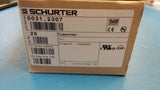 (1 PC) 0031.2307 SCHUTER Fuse holder; tube fuses; 5x20mm,6,3x32mm; 16A