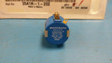 (1 PC) 3541H-1-202 Bourns Precision Potentiometers 7/8"HYBR 2KOHMS 0.25% 10TURNS