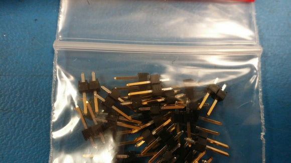 (100 PCS) TSW-102-14-L-S SAMTEC CONN UNSHROUDED HEADER VERT 2POS 2.54MM ROHS