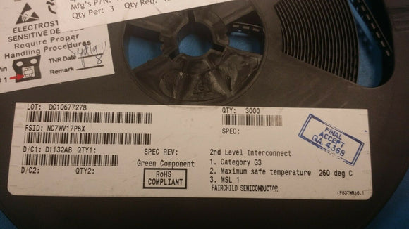 (10 PCS) NC7WV17P6X FSC IC BUF NON-INVERT 3.6V SC70-6 ROHS