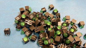 (10 PCS) 550-0205 DIALIGHT CBI LED Uni-Color Green 565nm 2-Pin