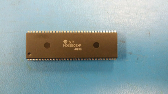 (1 PC) HD63B03XP HITACHI Microcontroller, 8-Bit, 6800 CPU, 2MHz, CMOS, PDIP64
